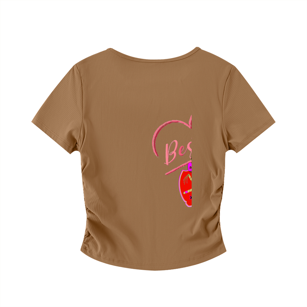 Besties Ruched Crop Top