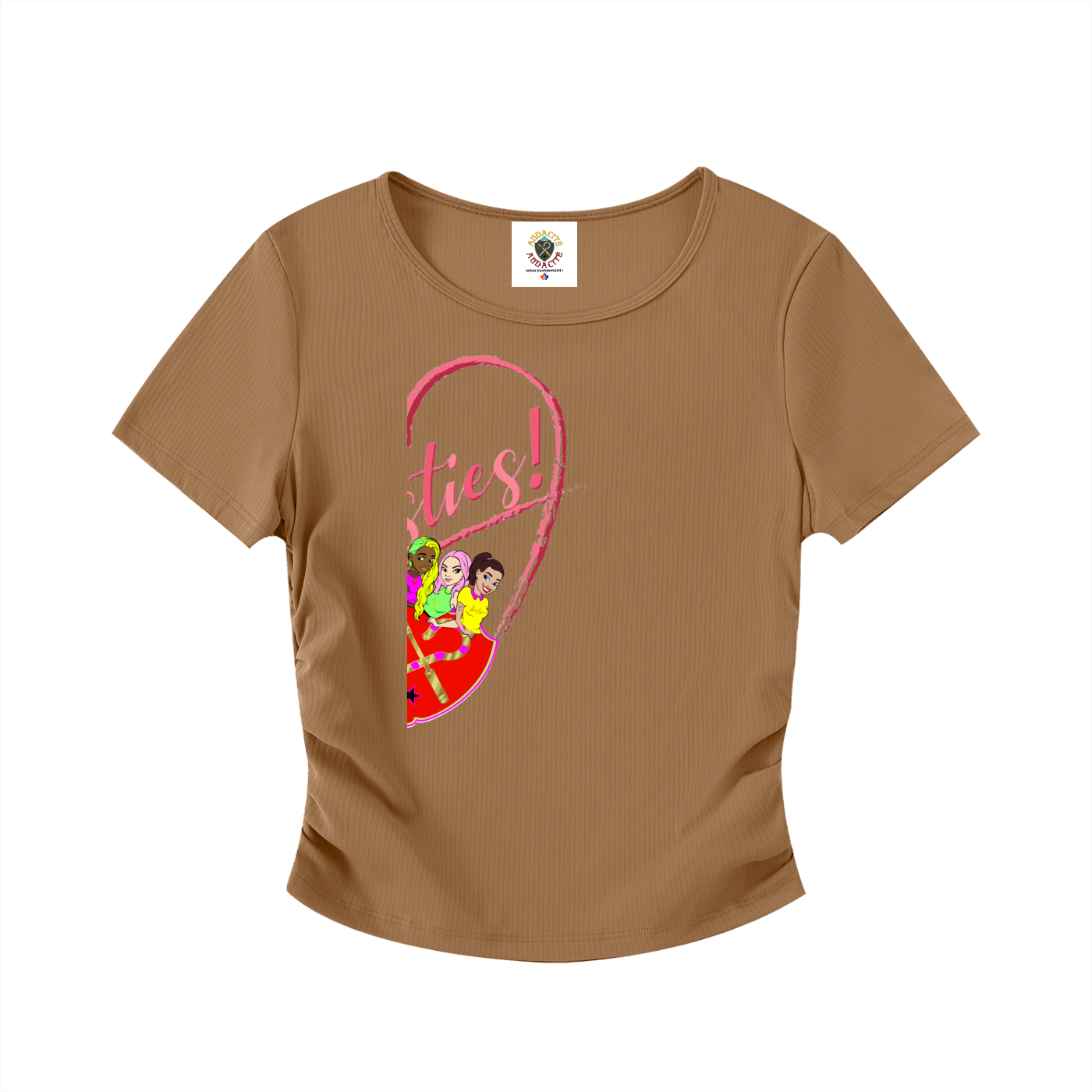 Besties Ruched Crop Top