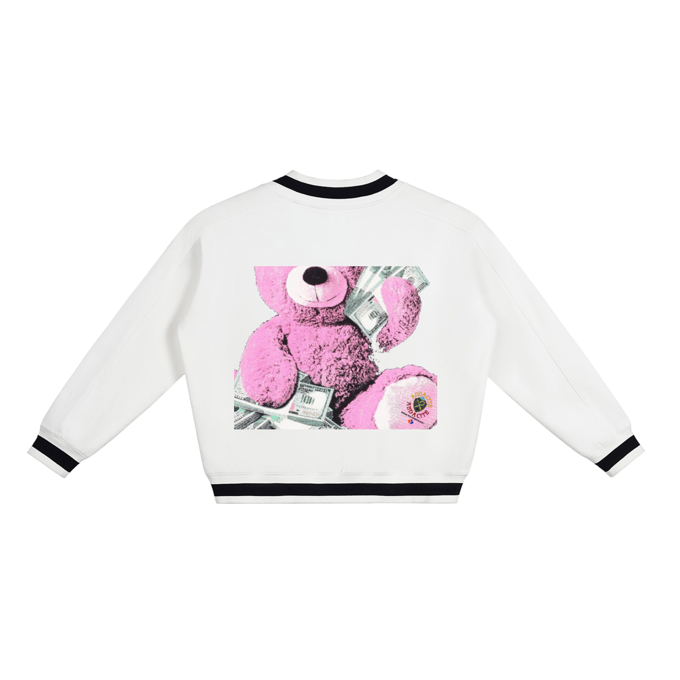Teddy V-Neck Sweatshirt