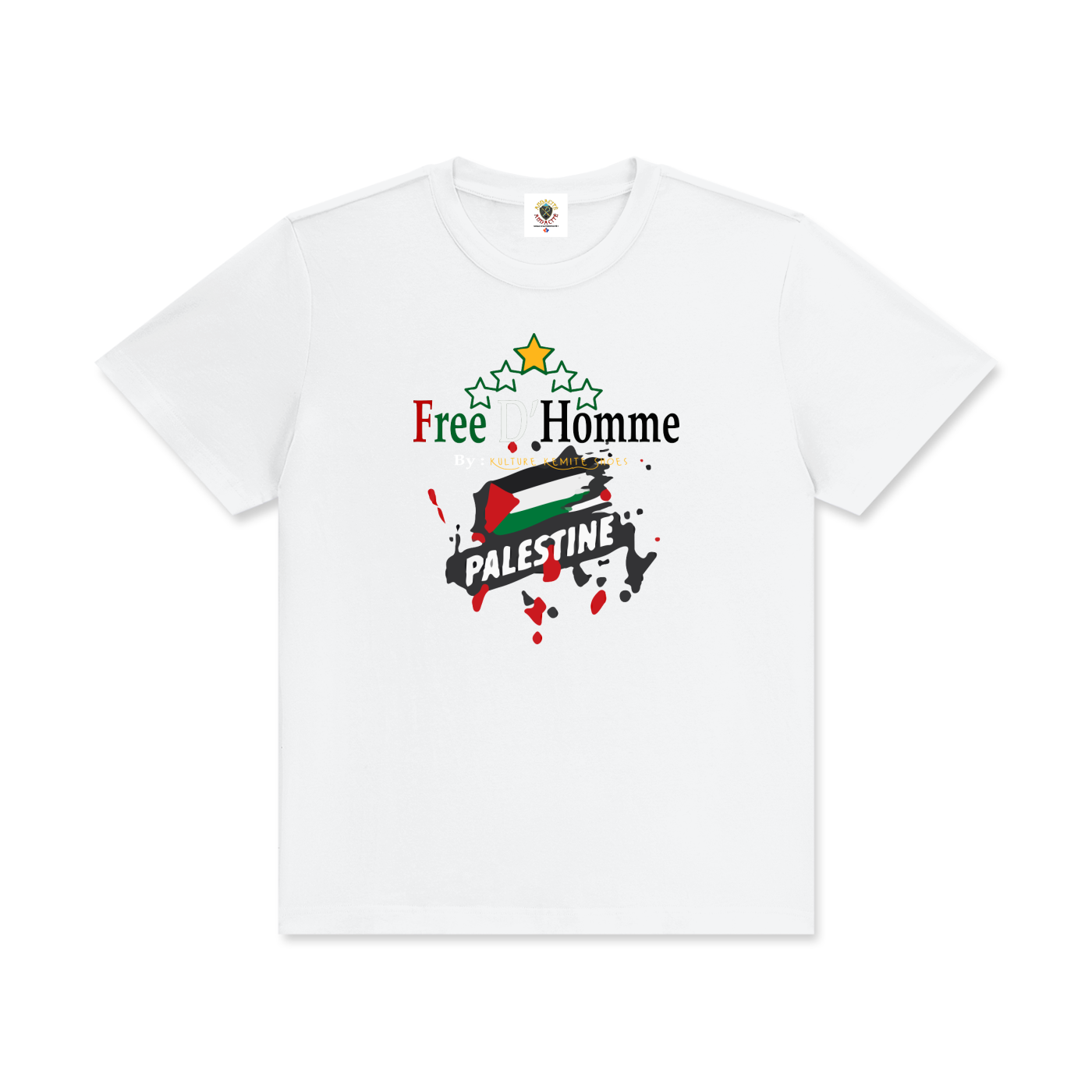 FreeD'Homme Crew Neck T-Shirt