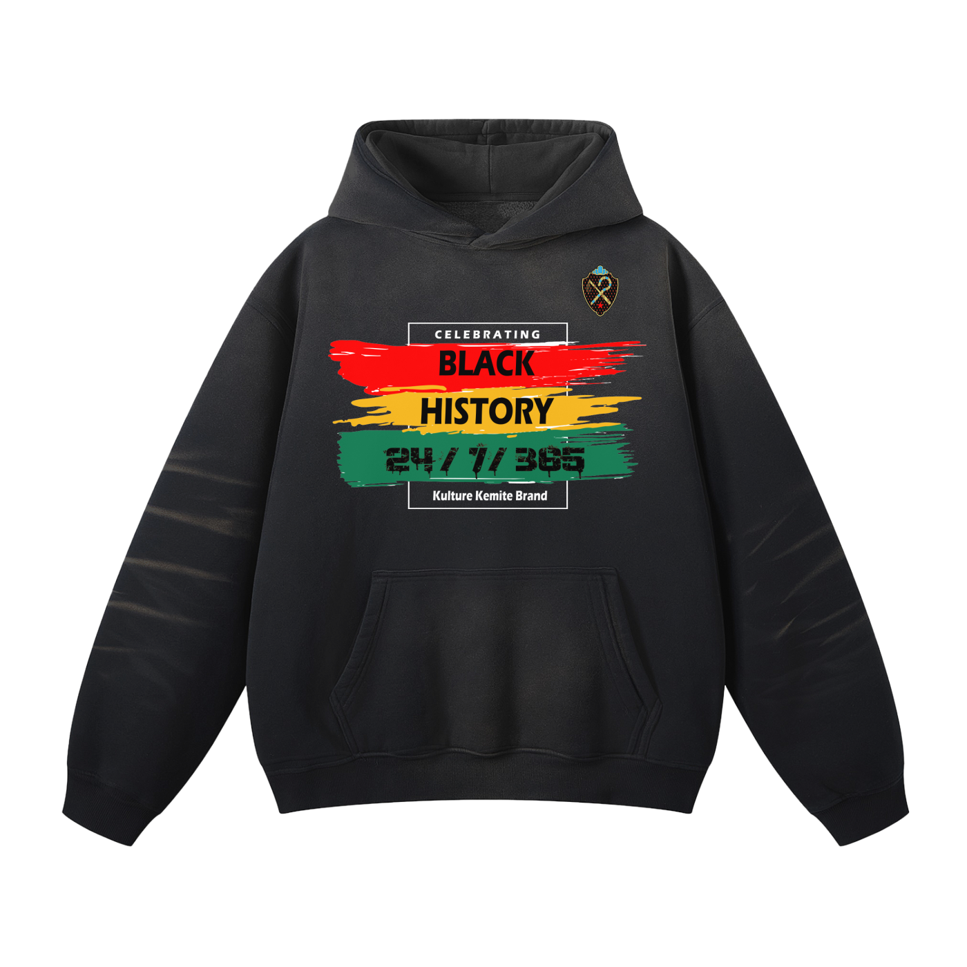 Streetwear Unisex Monkey Washed Dyed Fleece Hoodie