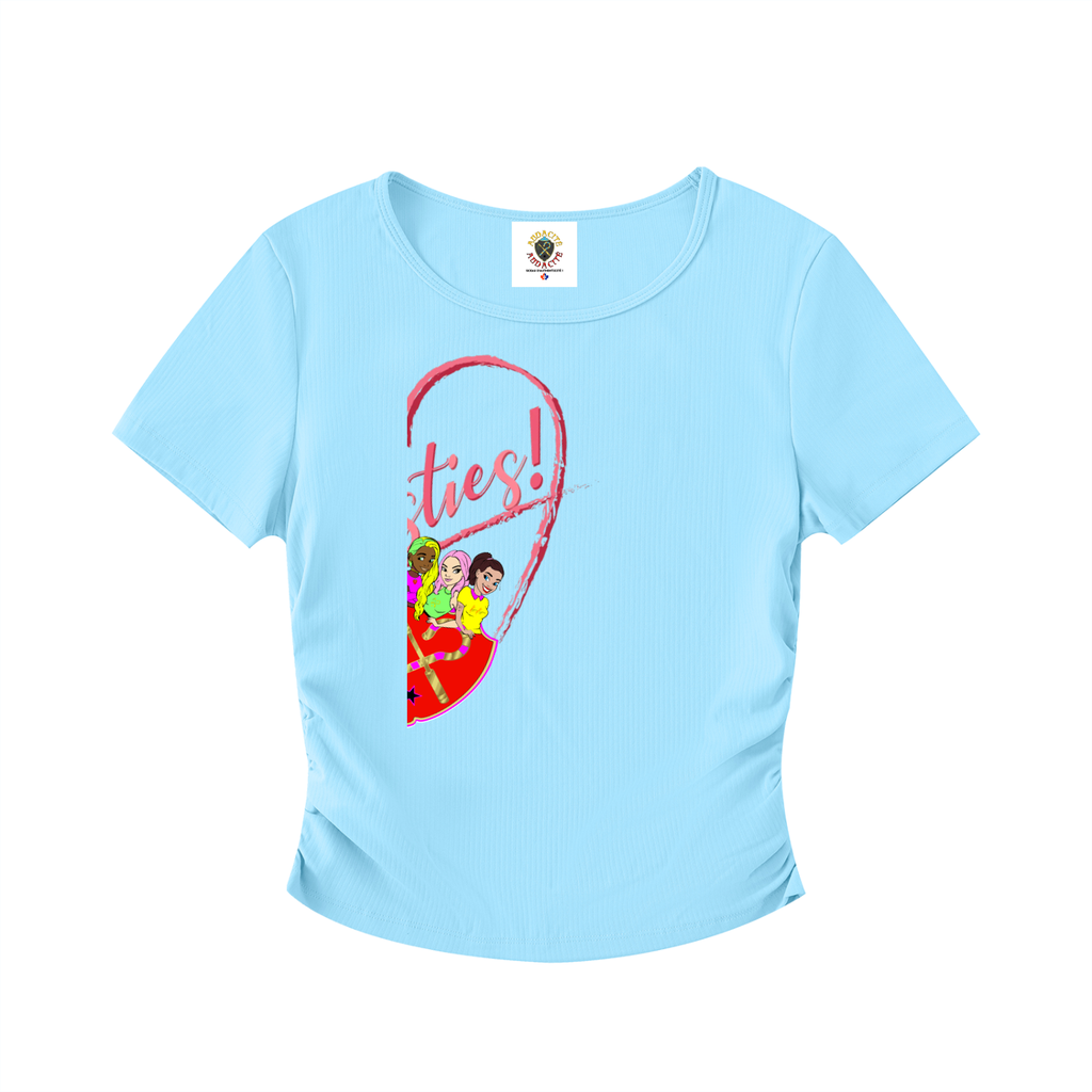 Besties Ruched Crop Top
