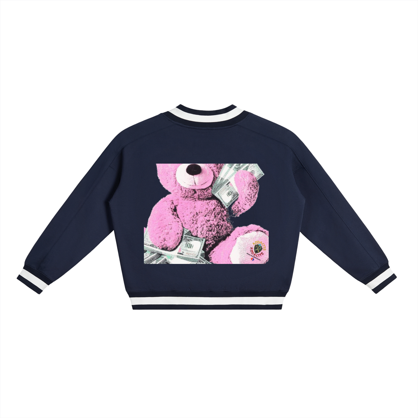 Teddy V-Neck Sweatshirt