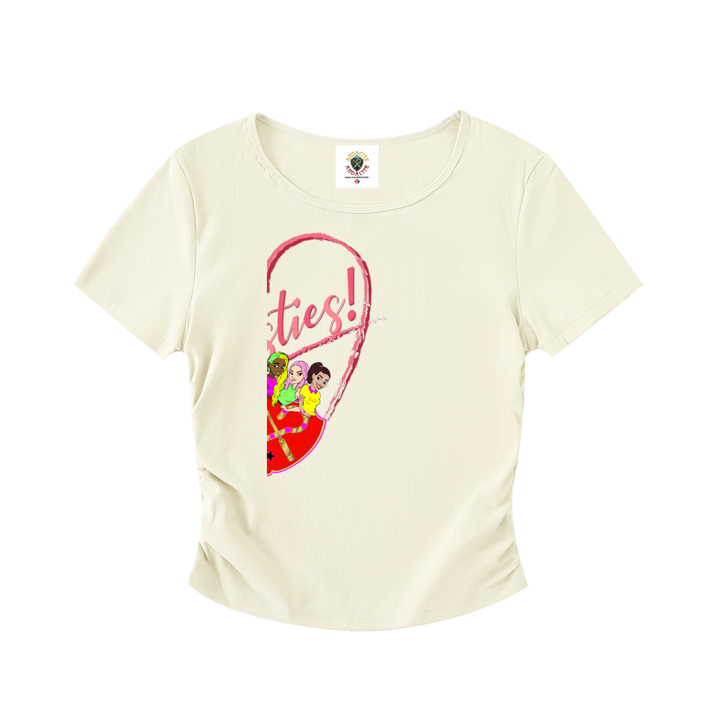 Besties Ruched Crop Top